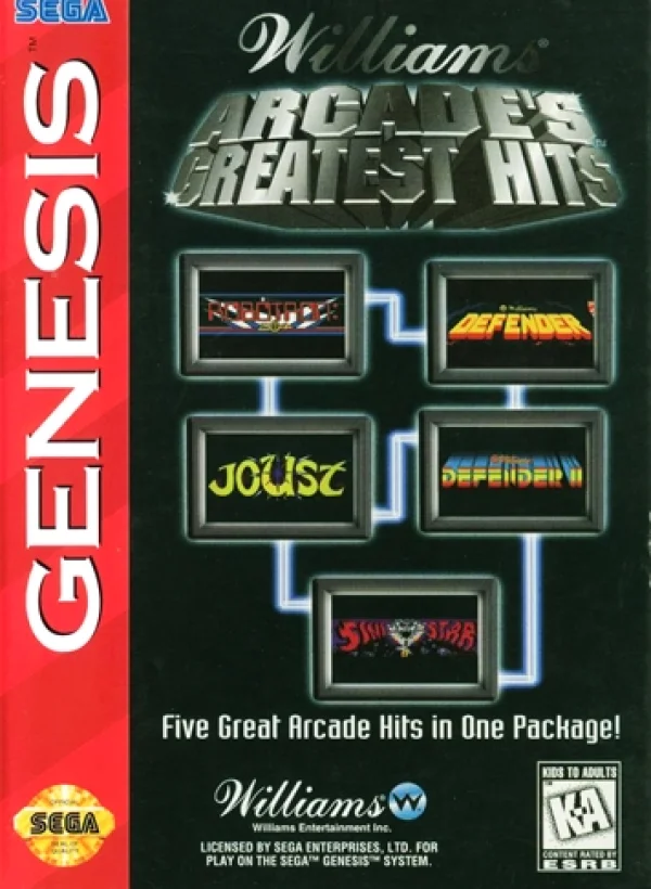 Williams Arcade's Greatest Hits (USA) Sega Genesis Rom